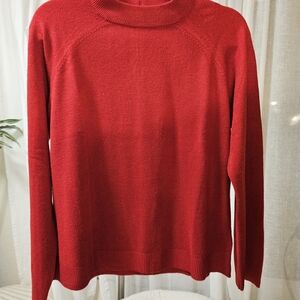 Karen Scott Vibrant Red Turtleneck Sweater